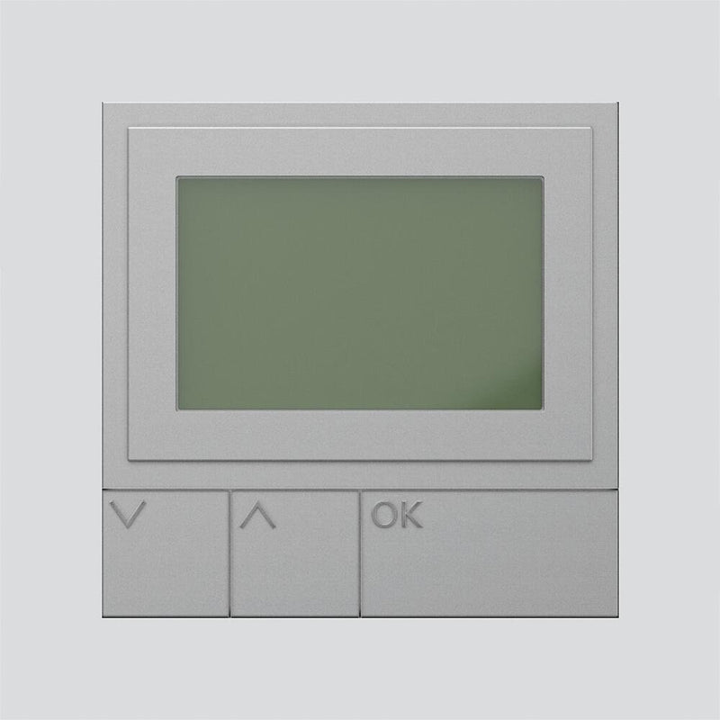 Siedle&Söhne - Funktionsmodul für Türkommunikation Display-Ruf-Modul DRM 612-02 SM Silber-Metallic