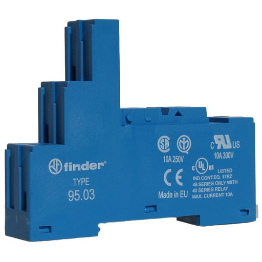 Finder - Relaissockel Schraubfassung blau 95.03 f.Rel.40.31,41.31 − 1 Stück by Finder
