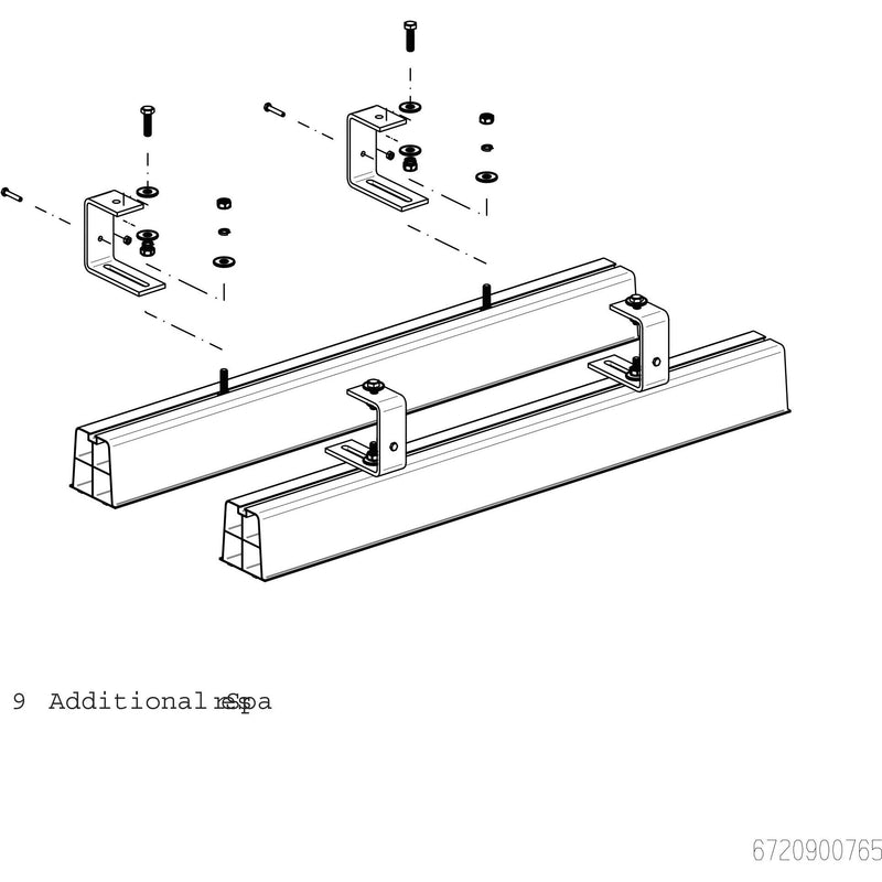 Bosch Thermotechnik - Zubehör/Ersatzteile für Wärmepumpe Bodenkonsole 7716161065 f.Split-Außeneinheit