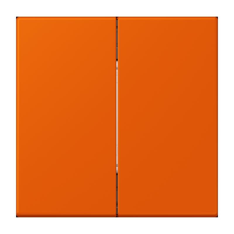 Jung - Sender/Fernbedienung für Installationsschalterprogramme Hue Funk-Wandsender Set FOH LC 995 260 orange vif (4320S)