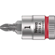 Wera - Kreuzschlitzschrauben-Einsatz für Steckschlüssel Zyklop Bit-Nuss 05003350001 PH 1x28,0