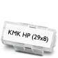 Phoenix Contact - Kabelmarkierungssystem Kabelmarkerträger KMK HP (29X8) transparent, 29x8mm − 100 Stück
