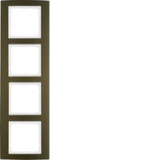 Berker - Abdeckrahmen Rahmen br/pows 10143021 4fach