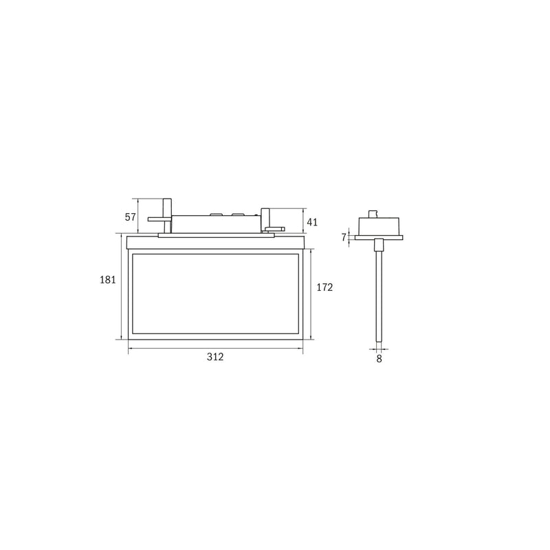 RP-Technik - Sicherheitsleuchte Rettungszeichenleuchte AXC408WL-E 8h, Wireless