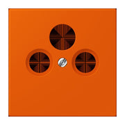 Jung - Einsatz/Abdeckung für Kommunikationstechnik Abdeckung für Sat/BK-Dose LC 990 SAT 260 orange vif (4320S)