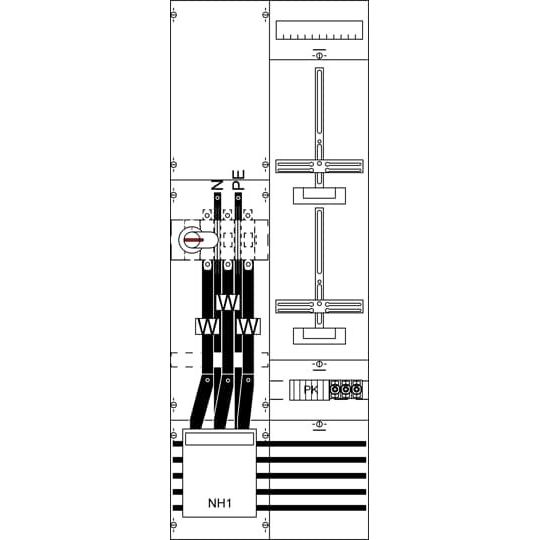 Striebel&John - Zählerfeld Mess-u.Wandlerfeld KA4272 komplett BH5
