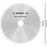 Bosch - Kreissägeblatt PRO Multi Material 2608640511 Kreissägeblatt 210 x