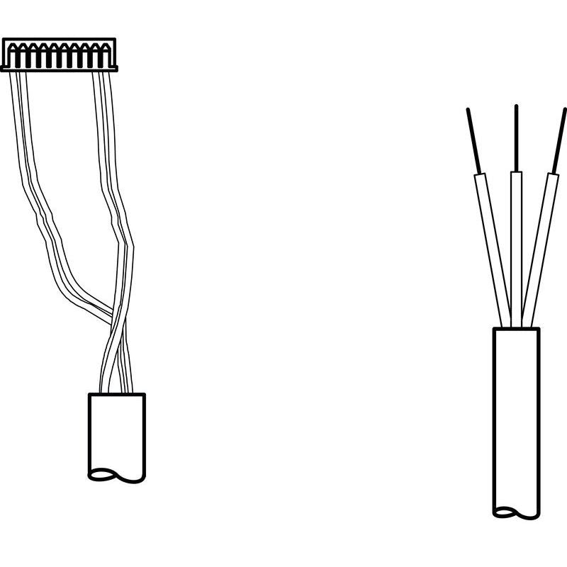 Leuze - Konfektioniertes Sensor-Aktor-Kabel Anschlussleitung KB JST-3000