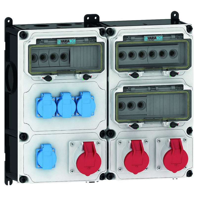 Bals Elektrotech - CEE-Steckdosen-Kombination (IEC 60309) Steckdosen-Kombination 89128 Größe DUO