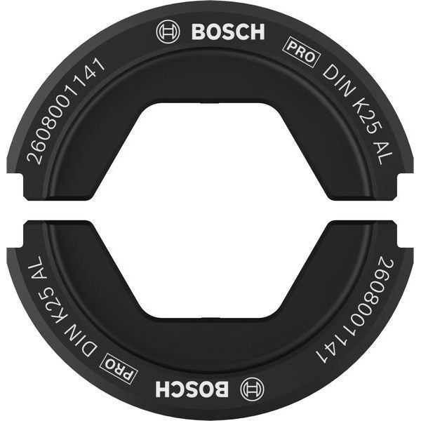 Bosch - Einsatz für Presswerkzeug Kabelschuhe/Verbinder, Aderendhülsen, Schirmanschluss PRO Presseinsatz, K25 AL, 2608001141 150 mm², Aluminiume