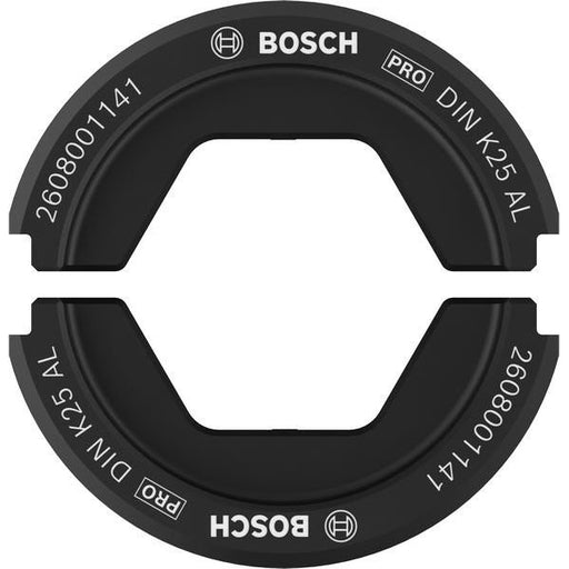 Bosch - Einsatz für Presswerkzeug Kabelschuhe/Verbinder, Aderendhülsen, Schirmanschluss PRO Presseinsatz, K25 AL, 2608001141 150 mm², Aluminiume