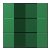 Jung - Abdeckung/Bedienelement für Installationsschalterprogramme Tastensatz 3fach LC 503 TSA 219 vert fonce
