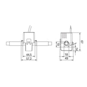 WAGO - Stromwandler Kabelumbau-Stromwandler 855-4005/200-101 200A/5A 1VA Kl.1