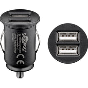 Goobay - Universal-Ladegerät Dual USB-KFZ-Ladegerät 71897 4,8A