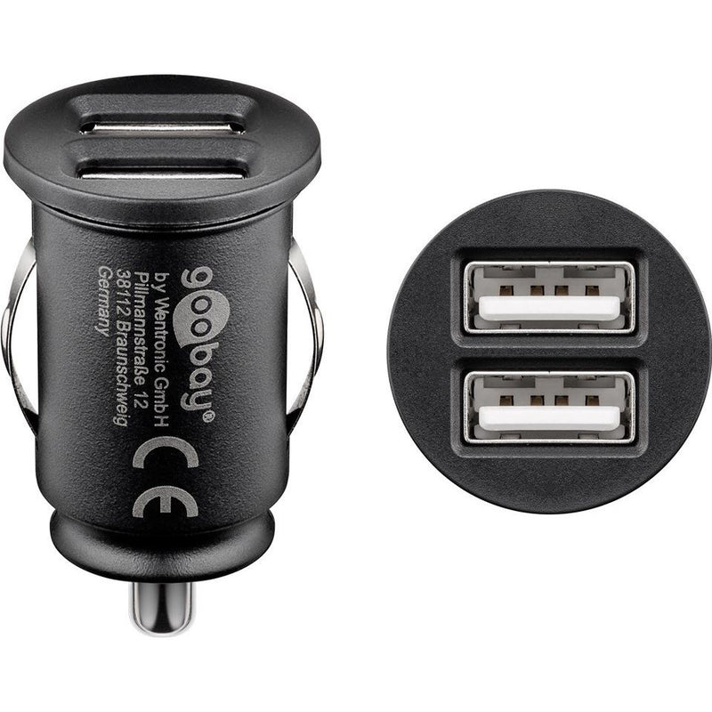 Goobay - Universal-Ladegerät Dual USB-KFZ-Ladegerät 71897 4,8A
