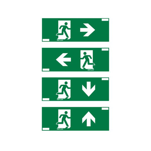 ESYLUX - Piktogramm für Not-/Hinweisleuchte Piktogramm-Satz 1 SLX24FLATSYMBOLSETI (Ersatz) f. SLX 24