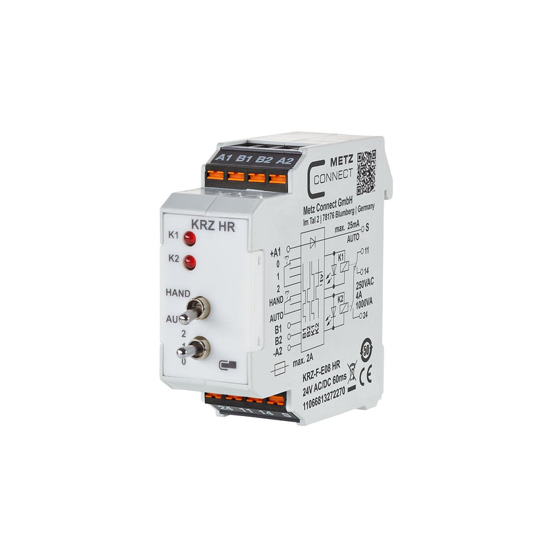 Metz Connect - Schaltrelais KRZ-F-E08 HR 24 V AC/DC 11066813272270 − 5 Stück