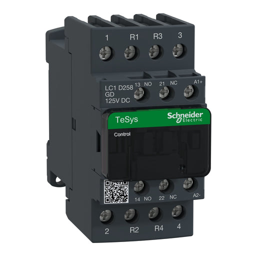Schneider Electric - Leistungsschütz zum Schalten von Wechselstrom Leistungsschütz LC1D258GD 2S, 2Ö − 1 Stück by Schneider El
