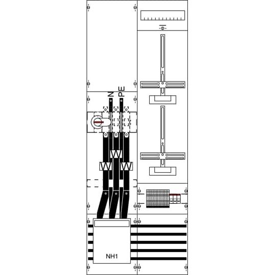 Striebel&John - Zählerfeld Mess-u.Wandlerfeld KA4210 komplett BH5