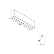 Brumberg Leuchten - Decken-/Wandleuchte LED-Wandleuchte 65251103 3000K, graphit