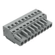 WAGO - Kabelsteckverbinder für Leiterplattensteckverbinder 1-Leiter-Federleiste 231-110/102-000 CAGECLAMP,2,5 mm²,gr − 50 Stück