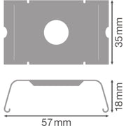 Ledvance - Mechanisches Zubehör/Ersatzteile für Leuchten Montageclip TRUSYSFLEXSURF.CLIP Decke
