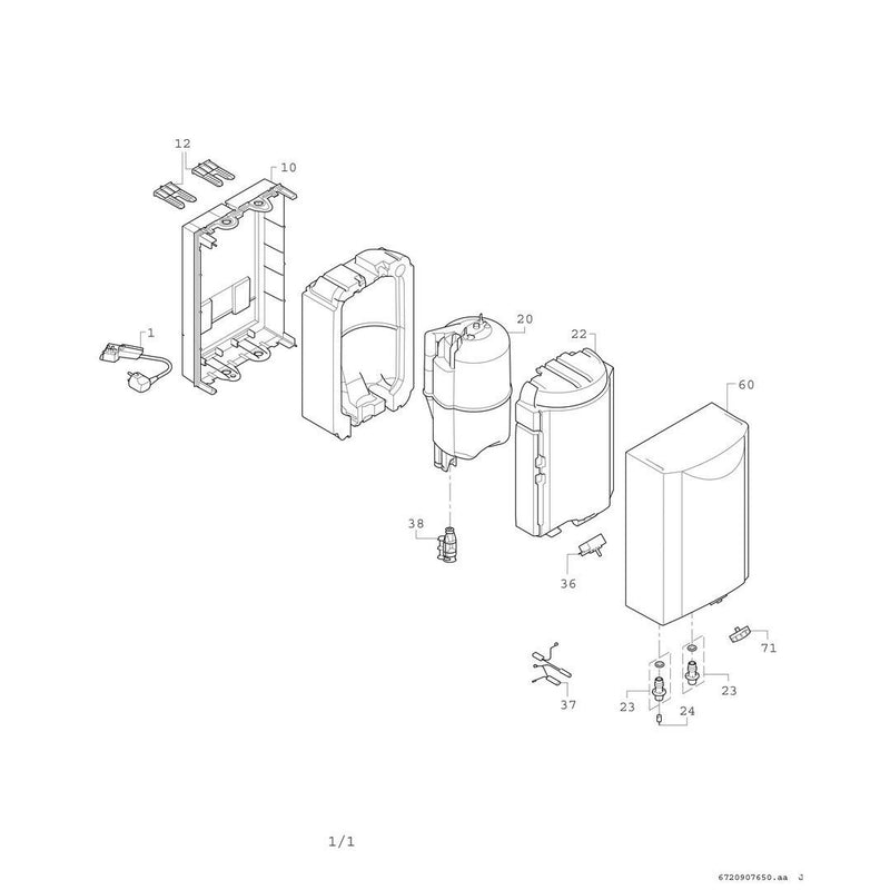 Bosch Thermotechnik - Warmwasserspeicher elektrisch Kleinspeicher TR2500 TO 5 B 5L Übertisch