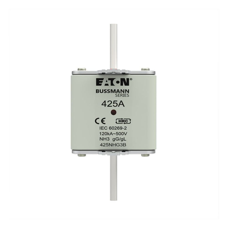 Eaton - Messersicherung Sicherungseinsatz Nieders. NH-SICHERU#425NHG3B 425A AC 500V 120kA − 3 Stück