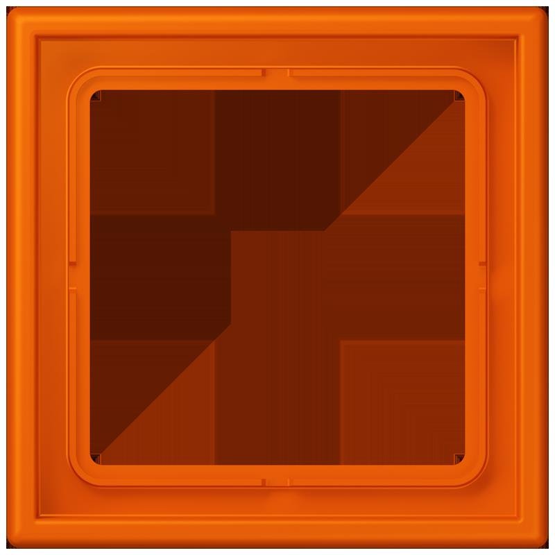 Jung - Abdeckrahmen Rahmen 1-fach LC 981 224 orange