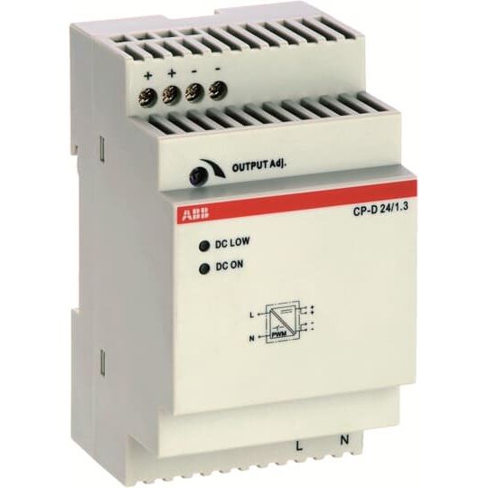 ABB Stotz S&J - Gleichstromversorgung Netzteil CP-D 24/1.3 Out: 24VDC/1.3A