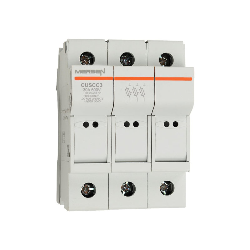 Mersen - Halter für zylindrische Sicherung Sicherungshalter Class CUSCC3 CC AC600V 32A 3-p − 4 Stück