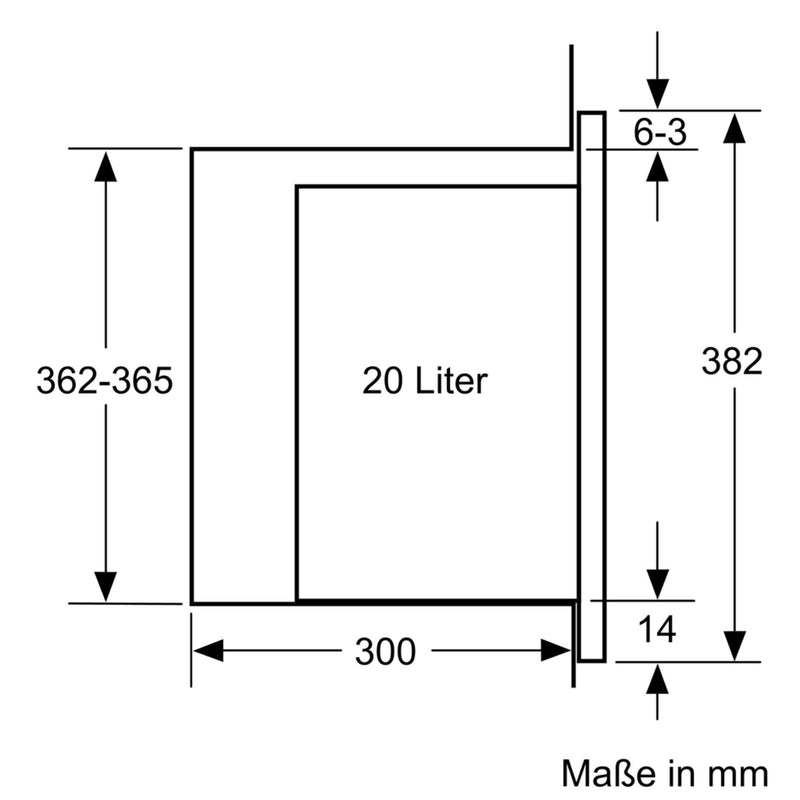Bosch - Mikrowellengerät EB-Mikrowelle BFL524MB0 Serie6