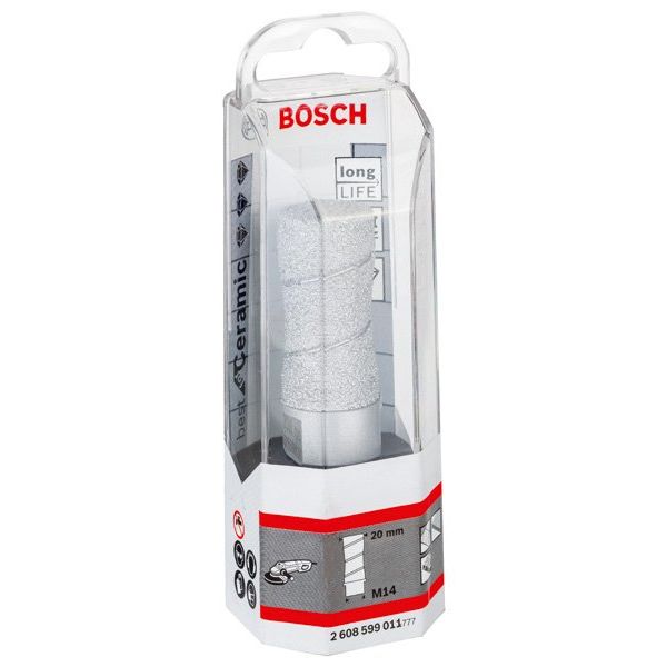 Bosch - Fräser PRO Ceramic dry Bohrkrone, 2608599011 M14 20x35 mm X-Lock