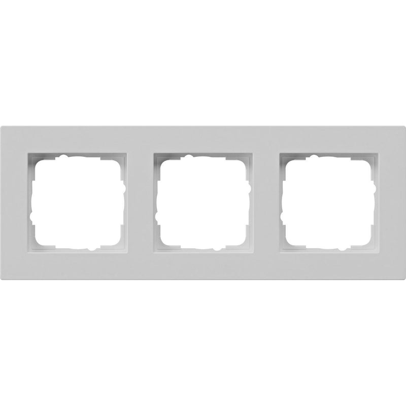 Gira - Abdeckrahmen 3-f. 0213375 flach, grau
