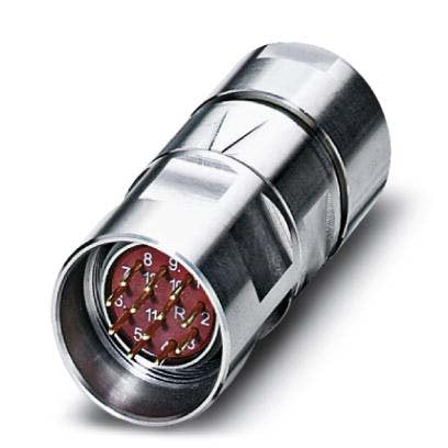 Phoenix Contact - Rundsteckverbinder, feldkonfektionierbar (Industriesteckverbinder) Kabelsteckverbinder RF-12P1N8A8VDU − 20 Stück