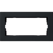 Gira - Abdeckrahmen 2f. sw 1002095 flach