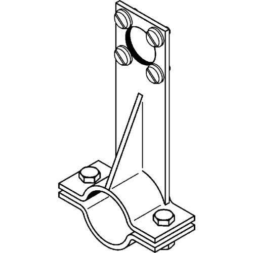 Stahl - Mechanisches Zubehör/Ersatzteile für Leuchten Rohrschelle 1 1/4 Zoll Rohrschelle 1 1/4 Z f. Signalleuchten − 1 Stück