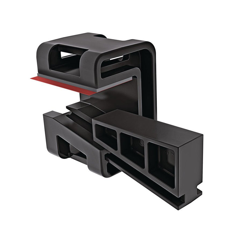 HellermannTyton - Befestigungssockel und -element für Kabelbinder Trägerklemme BeamClamp #151-00822 B-PA6GF30-BK − 200 Stück