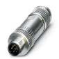 Phoenix Contact - Rundsteckverbinder, feldkonfektionierbar (Industriesteckverbinder) Bussystem-Steckverbinder SACC-M12MS- #1429130 Stecker gerade 6p.