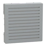 Merten - Einsatz/Abdeckung für Kommunikationstechnik Zentralplatte alu MEG4450-0460 für Signalgeber