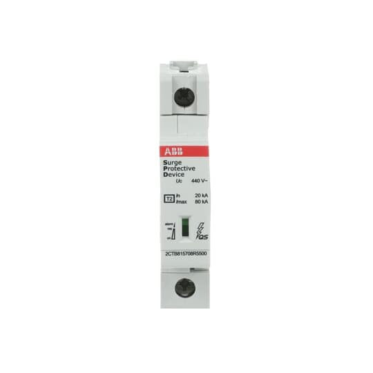ABB Stotz S&J - Überspannungsableiter für Energietechnik/Stromversorgung Überspannungsschutz OVR T2 80-440s P QS 400/690V einpolig