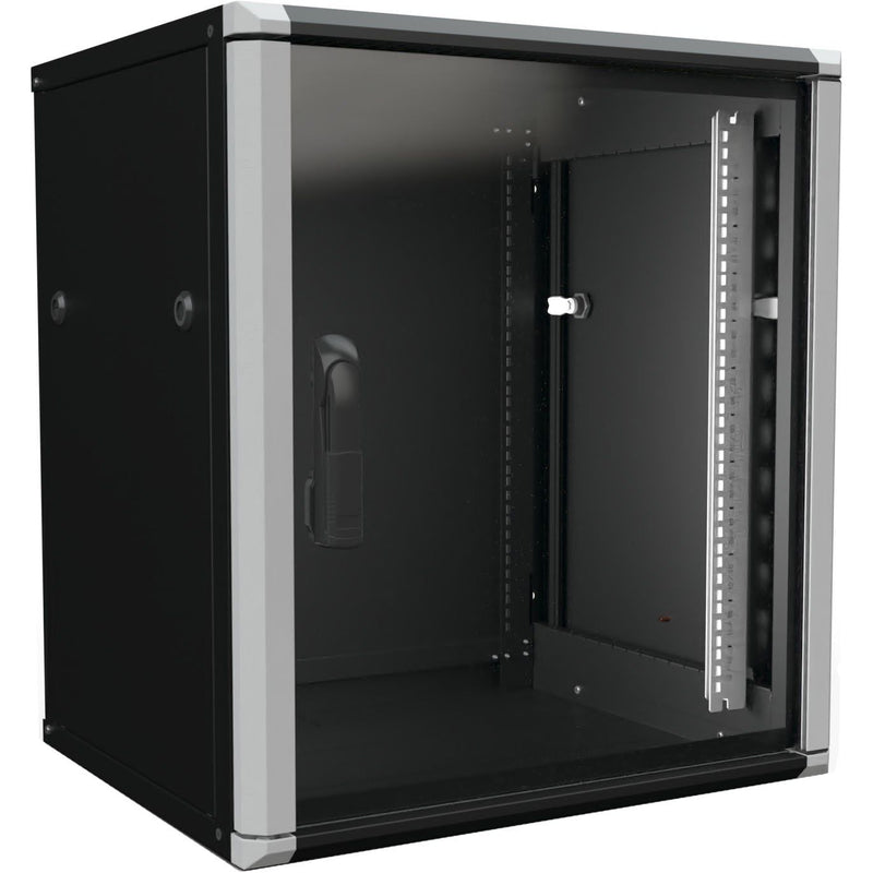 Enoc - Netzwerkgehäuse Wandschrank 12HE 2tlg. sw W2 12-65-S 19"600x500x668mm