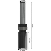 Bosch - Fräser PRO Bündigfräser mit 2608629677 obenliegendem