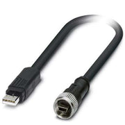 Phoenix Contact - Konfektioniertes Sensor-Aktor-Kabel Patch-Kabel VS-FSDB-IP2 #1420184 5,0m USB-Kabel sw
