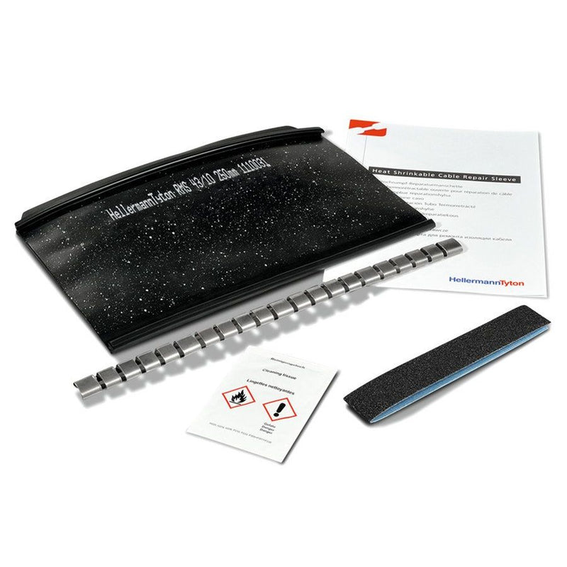 HellermannTyton - Reparaturmanschette RMS 43-10 1000 schwarz