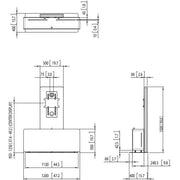 Vogels - Zubehör/Ersatzteile für Unterhaltungselektronik Videokonferenzmöbel PVF4112 si-sw ohne VESA-Adapter
