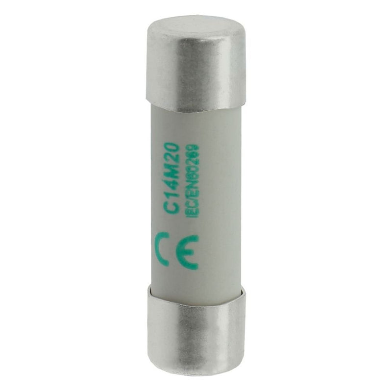 Eaton - Zylindrische Sicherung Sicherungseinsatz Nieders. SICHERUNG #C14M20 20A AC 690V 80kA − 10 Stück