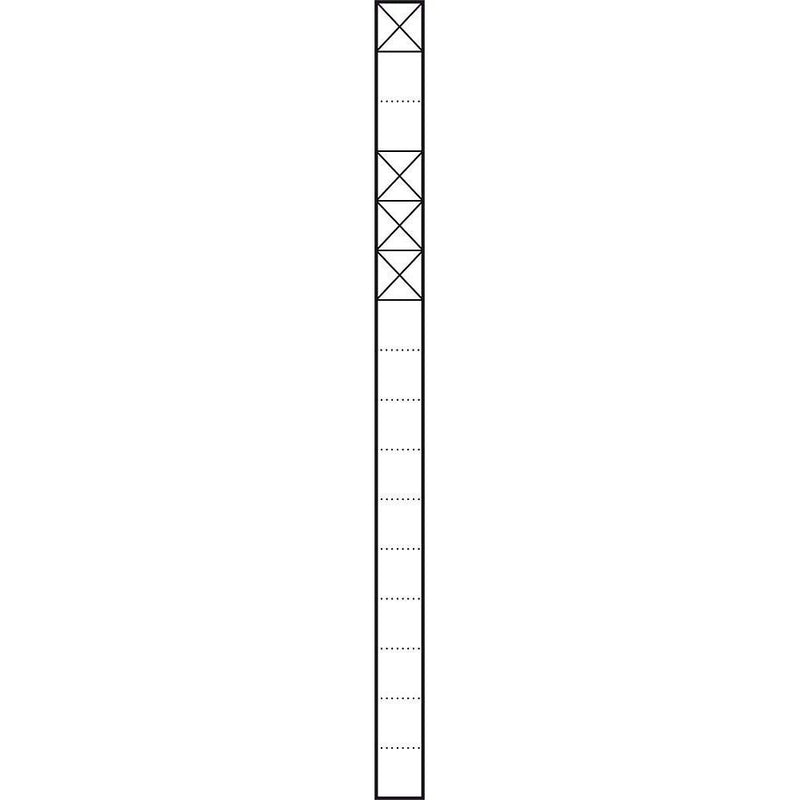 Siedle&Söhne - Kommunikations-Säule Kommunikations-Stele KSF 616-1/3 SM 1,6m sil/met 1+3Mod