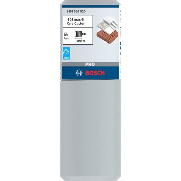 Bosch - Bohrkrone PRO SDS max-5 Bohrkrone, 2608580520 55 x 80 x 109 mm
