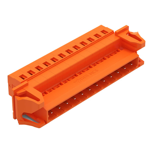 WAGO - Kabelsteckverbinder für Leiterplattensteckverbinder 1-Leiter-Stiftleiste 231-642/114-000 CAGECLAMP,2,5mm²,or − 25 Stück